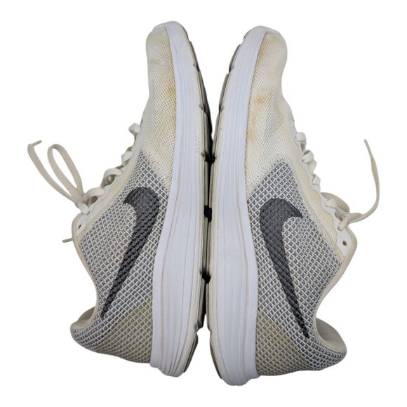 Nike Women's 10 Revolution 3 White Gray Running Walking Shoes Sneakers Active - Picture 4 of 8